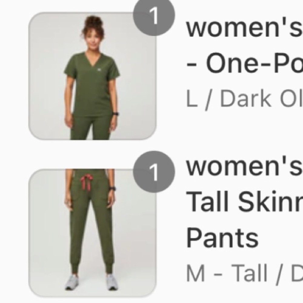 Dark olive figs Mtall Nepal jogger L Catarina top.